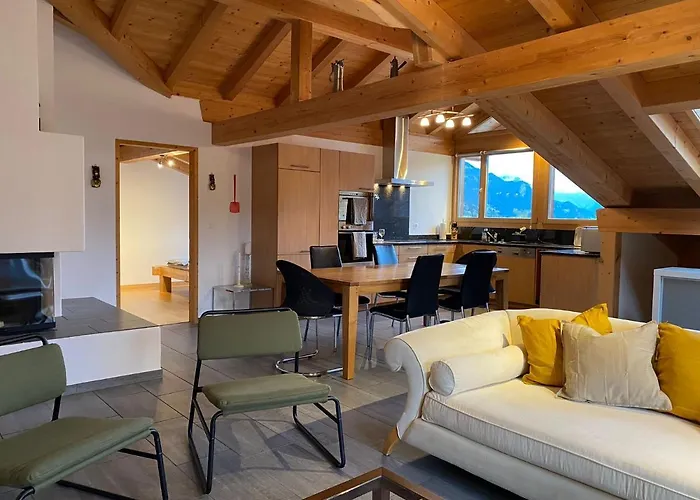 Apartman Attic In The Alps Luzein